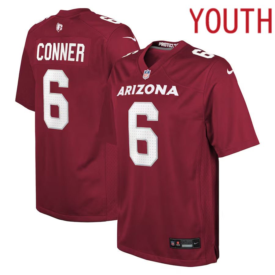 Youth Arizona Cardinals 6 James Conner Nike Cardinal Game Player NFL Jersey